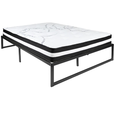 Emma And Oliver 14" Platform Bed Frame & 10" Mattress In A Box - No Box Spring Required 16 Emma And Oliver 14" Platform Bed Frame & 10" Mattress In A Box - No Box Spring Required - Image 14