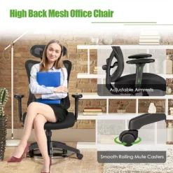 Costway Ergonomic High Back Mesh Office Chair W/ Adjustable Lumbar Support 14 Costway Ergonomic High Back Mesh Office Chair W/ Adjustable Lumbar Support -Furniture Specialty Store GUEST 1a2a3eca 4913 4542 8f1d c1fde8da39a3