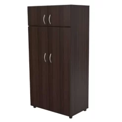 4 Door Wardrobe/Armoire Espresso - Inval -Furniture Specialty Store GUEST 1a2f60ae 6fc1 4e6e 94b1 d9dd53b7ca49