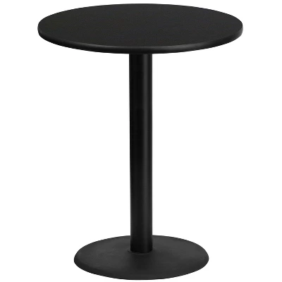 Flash Furniture 36'' Round Laminate Table Top With 24'' Round Bar Height Table Base 6 Flash Furniture 36'' Round Laminate Table Top With 24'' Round Bar Height Table Base - Image 4