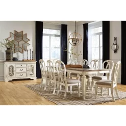 Realyn Rectangular Extendable Dining Table Chipped White - Signature Design By Ashley -Furniture Specialty Store GUEST 1a971fa9 fb8e 4483 8724 0769bdce17cf