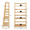 Costway 4-Tier Bookshelf Bamboo Ladder Shelf Bathroom Shelves Storage Plant Stand Rack -Furniture Specialty Store GUEST 1a9c62cb 1090 47d8 9d0c 204e63399f94