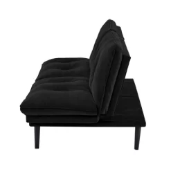 Finley Convertible Futon Sofa Bed Black - Serta -Furniture Specialty Store GUEST 1afffe4f ca5f 47e8 8e6a 814b01a4b79f