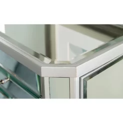 Aislin Jewelry Armoire Mirror/Silver - Powell Company -Furniture Specialty Store GUEST 1b0b5806 6818 40f1 9df2 a6a8ababf87d