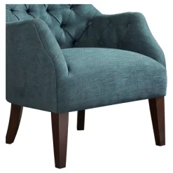 Lilith Button Tufted Wing Chair - Teal -Furniture Specialty Store GUEST 1b108a51 6b82 4b61 a5d5 d9ce226ecb1a
