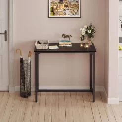 ODK 55 Inch Rectangular Modern Bar Height Narrow Pub, Kitchen, And Dining Table With Metal Legs, Easy To Clean Top, And Fast Assembly, Black -Furniture Specialty Store GUEST 1c3a5876 a54d 43fe 86dc 50b3c29a41e8