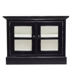Traditional Wood Cabinet Black - Olivia & May -Furniture Specialty Store GUEST 1cb94d02 6124 4a6e b6f7 cfb050998a0a