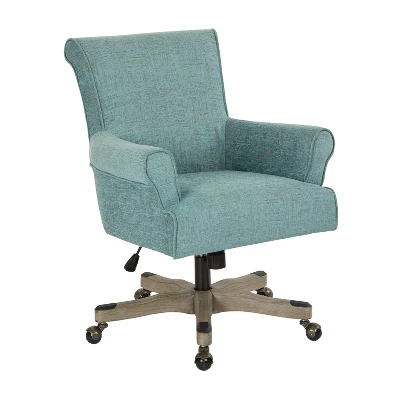 Megan Office Chair With Gray Wash Wood - OSP Home Furnishings 12 Megan Office Chair With Gray Wash Wood - OSP Home Furnishings - Image 10