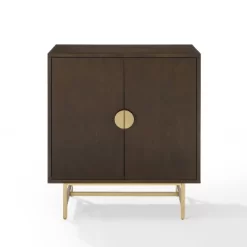 Blair Bar Cabinet Dark Brown/Gold - Crosley -Furniture Specialty Store GUEST 1e2b47ae 6d2b 4b98 9169 0642d065afbe