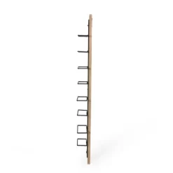 Toston Modern Industrial 8 Bottle Wall Mounted Wine Rack Natural/Black - Christopher Knight Home -Furniture Specialty Store GUEST 1eba0935 aa37 4ff6 9416 0fcb15d80169