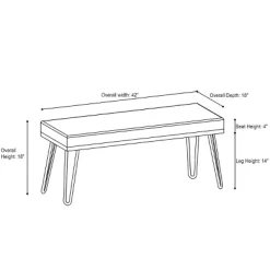 Aldelfo Bench - Chic Home