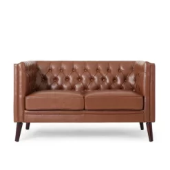 Holasek Contemporary Upholstered Tufted Loveseat - Christopher Knight Home -Furniture Specialty Store GUEST 20838796 6838 4351 972e c2e36dda535d