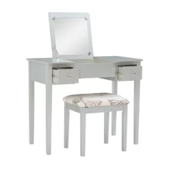 Butterfly Vanity And Stool - Linon -Furniture Specialty Store GUEST 2099b9d4 43f7 4825 abce 890ea736128f