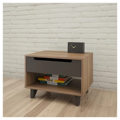 Queen 5pc Alibi Bedroom Set Walnut - Nexera 3 Queen 5pc Alibi Bedroom Set Walnut - Nexera