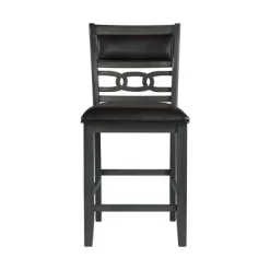 5pc Taylor Counter Height Dining Set Table And 4 Faux Leather Side Chairs Gray - Picket House Furnishings -Furniture Specialty Store GUEST 20dd24a1 4298 4bf6 aed2 7b08f611ee29