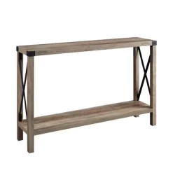 Sophie Rustic Industrial X Frame Entry Table - Saracina Home -Furniture Specialty Store GUEST 2292a929 879a 40c9 b1e6 a320c41470f7