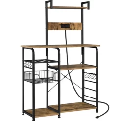 Yaheetech 4-Tier 55" Kitchen Baker's Rack With Power Outlet -Furniture Specialty Store GUEST 232cd2f4 2b2a 4645 805f 42c0a45b2e3d