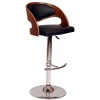 Malibu Swivel Barstool Black/Walnut - Armen Living -Furniture Specialty Store GUEST 23366b52 70f8 488c 80f7 86150dc638da