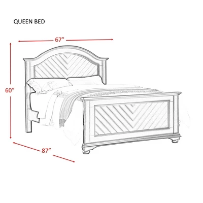 6pc Queen Addison Panel Bedroom Set Dove White - Picket House Furnishings 12 6pc Queen Addison Panel Bedroom Set Dove White - Picket House Furnishings - Image 10
