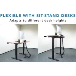 Mount-It! Cable Management Spine & Desk Cord Organizer | Keeps Power & AV Cords Safe And Organized | 50 In. Long Modular Wire Management Tray | Black 21 Mount-It! Cable Management Spine & Desk Cord Organizer | Keeps Power & AV Cords Safe And Organized | 50 In. Long Modular Wire Management Tray | Black -Furniture Specialty Store GUEST 24875c2e ce8f 4d94 a749 3201910b828d