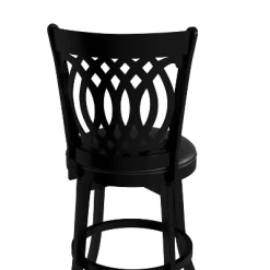 25" Van Draus Swivel Counter Height Barstool Metal/Black - Hillsdale Furniture -Furniture Specialty Store GUEST 248768c4 4666 4f41 af92 050acfbc0e78