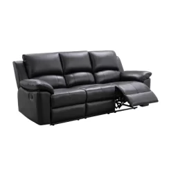 Carlin Leather Reclining Sofa Dark Brown - Abbyson Living -Furniture Specialty Store GUEST 248d264e 1714 40b5 b57a 8c1c61432fd5