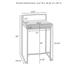 Set Of 2 Harlowe Barstools - Crosley -Furniture Specialty Store GUEST 2510ffc1 f2b6 40d0 af17 c4a1f282eeef