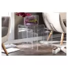 3pc Acrylic Nesting Table Set Display Stands - Baxton Studio -Furniture Specialty Store GUEST 25c3c69a 9582 4023 8272 496ba861204f