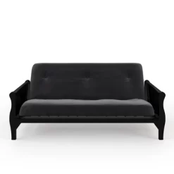 Full Chester Wood Arm Futon Frame With 8" Polyester Mattress - Room & Joy 30 Full Chester Wood Arm Futon Frame With 8" Polyester Mattress - Room & Joy -Furniture Specialty Store GUEST 27fc2e97 bbb0 4529 9aaf 3e068a3d0885