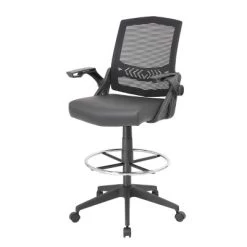 Drafting Stool With Flip Arms Mesh Black - Boss Office Products 11 Drafting Stool With Flip Arms Mesh Black - Boss Office Products -Furniture Specialty Store GUEST 29188bf4 96e5 4aba a714 838665251fab