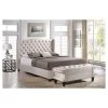 King Norwich Linen Modern Platform Bed Light Beige - Baxton Studio -Furniture Specialty Store GUEST 294f9e4e bc27 4c64 b32f 567828a33591