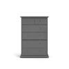 Sonoma 6 Drawer Chest In Black Lead - Tvilum -Furniture Specialty Store GUEST 29a2c4a6 8125 47a8 9d45 95ef7d15c64f