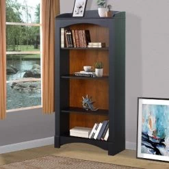 Saint Birch Hawksbury 4-Shelf Bookcase -Furniture Specialty Store GUEST 2a1b5577 ebe9 4b04 9a78 167619e48b8f