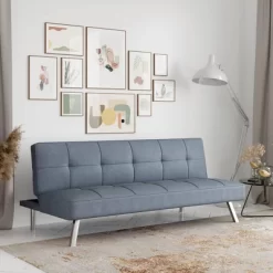 Colette Convertible Futon Sofa Bed Light Gray - Serta -Furniture Specialty Store GUEST 2a9ee75c 8517 4376 827a a23143d9aa3b