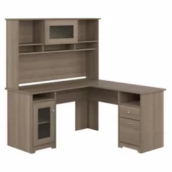 Cabot 60W L Shaped Computer Desk With Hutch - Bush Furniture 27 Cabot 60W L Shaped Computer Desk With Hutch - Bush Furniture -Furniture Specialty Store GUEST 2b120954 be15 4757 8195 128165b8fb7c