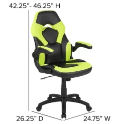 Flash Furniture Gaming Desk And Racing Chair Set With Cup Holder, Headphone Hook & 2 Wire Management Holes -Furniture Specialty Store GUEST 2b3c1518 923d 4c78 b7bb f6e3097cc5cd 1