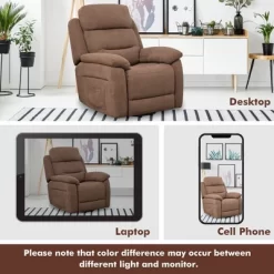 Costway Power Lift Recliner Chair Sofa For Elderly W/ Side Pocket & Remote Control GreyBrown 18 Costway Power Lift Recliner Chair Sofa For Elderly W/ Side Pocket & Remote Control GreyBrown -Furniture Specialty Store GUEST 2c034bd5 5452 4672 9c47 6c97ae2417f8