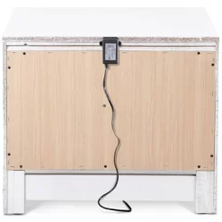 Edmond 1 Drawer Nightstand With USB White - ClickDecor 13 Edmond 1 Drawer Nightstand With USB White - ClickDecor -Furniture Specialty Store GUEST 2c9272b0 1faa 4358 aba3 aa80baf7ef78