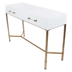 Metal And Wood Rectangular Console Table Olivia & May -Furniture Specialty Store GUEST 2ccd10d3 8244 466d b955 9667453d9006