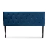 Felix Velvet Fabric Upholstered Headboard - Baxton Studio