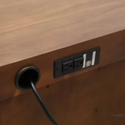 4pc Queen Aurora Mid Century Bedroom Set Brown - Abbyson Living -Furniture Specialty Store GUEST 2cf74fbc bd46 474b b88f ba37631e51b1