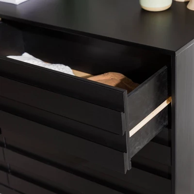 Ilya Solid Wood Modern Panel Front 6 Drawer Dresser - Saracina Home 11 Ilya Solid Wood Modern Panel Front 6 Drawer Dresser - Saracina Home - Image 9