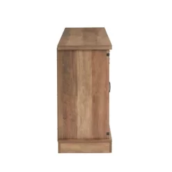 JYED DECOR 54 Inch Freestanding TV Stand Media Console With Sliding Barn Doors, Electric Fireplace, And 2 Cabinets With 2 Shelves, Rustic Oak -Furniture Specialty Store GUEST 2e383ffa 100b 4d3b 9e70 f39fcb56a6d8