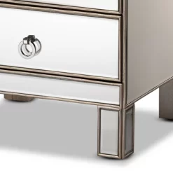 Ewan Mirrored 3 Drawer Nightstand Silver - Baxton Studio 13 Ewan Mirrored 3 Drawer Nightstand Silver - Baxton Studio -Furniture Specialty Store GUEST 2fd8ea20 61a9 4b2d b753 9ccce8d744cc