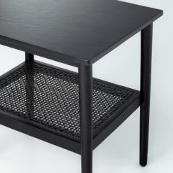 Wood & Cane Square Accent Side Table - Hearth & Hand™ With Magnolia -Furniture Specialty Store GUEST 2fec86c2 46f8 4bc8 b6c1 4905ec94127a