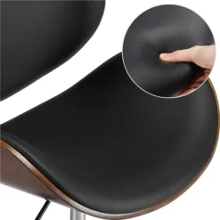 Yaheetech Home Office Chair Armless Adjustable Swivel Chair For Bar Meeting Room Hotel, Black -Furniture Specialty Store GUEST 302cdd5e 2e37 4ba1 8b33 440806e9406f