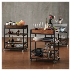 Ronay Bar Cart - Inspire Q 21 Ronay Bar Cart - Inspire Q -Furniture Specialty Store GUEST 3037a6ed 0a7c 4f07 92b7 c90b9a6dbaf7