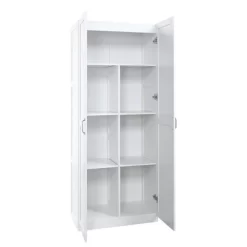 Set Of 2 Hopkins Modern 7 Shelf Freestanding Storage Closets - Manhattan Comfort -Furniture Specialty Store GUEST 31674f3a fd01 46f9 b91c f29489e684e2