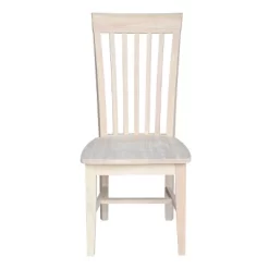 Set Of 2 Tall Mission Chairs - International Concepts