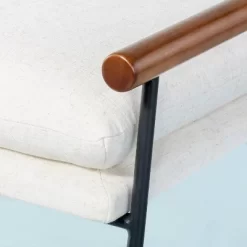 Cushioned Metal & Wood Bench - Cream/Black - Hearth & Hand™ With Magnolia 9 Cushioned Metal & Wood Bench - Cream/Black - Hearth & Hand™ With Magnolia -Furniture Specialty Store GUEST 31d32cd8 6e8f 42a8 ba93 0f4864c8073d